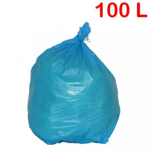 Sacs poubelle déchets lourds Tradition qualité super épaisse gris 130 L,  lot de 100 - Sacs pour déchets lourds