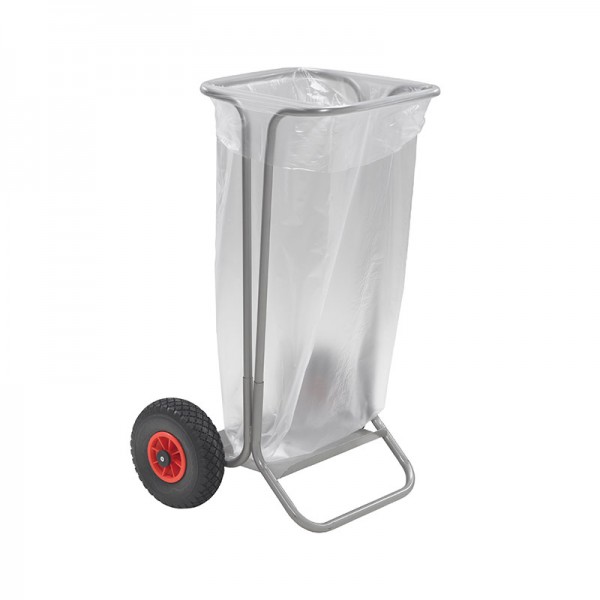 2x Supports pour sac-poubelle max. 60L 70x35x30cm couvercle système  emboîtement porte-sac poubelle sac à